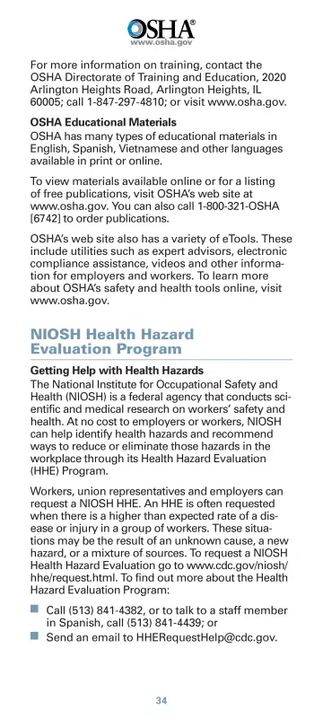 Page 36: NIOSH Health Hazard Evaluation Program