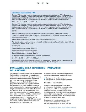 Page 9: Cálculo de exposiciones TWA