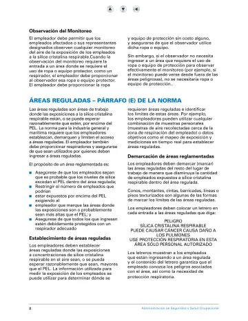 Page 13: ÁREAS REGULADAS – PÁRRAFO (E) DE LA NORMA