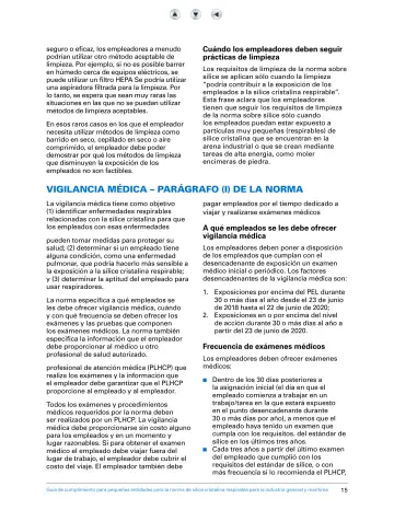 Page 20: VIGILANCIA MÉDICA – PARÁGRAFO (I) DE LA NORMA