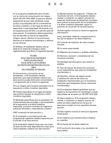 Page 38: en el programa establecido para cumplir con la norma de comunicación de riesgos (HCS) (29…
