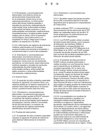 Page 44: 2.1.3 Orientación y recomendaciones adicionales: Una historia clínica es particularmente…