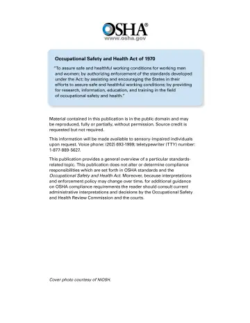 Page 2: Occupational Safety and Health Act of 1970