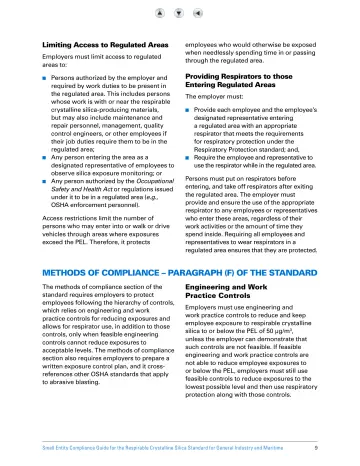 Page 14: Limiting Access to Regulated Areas