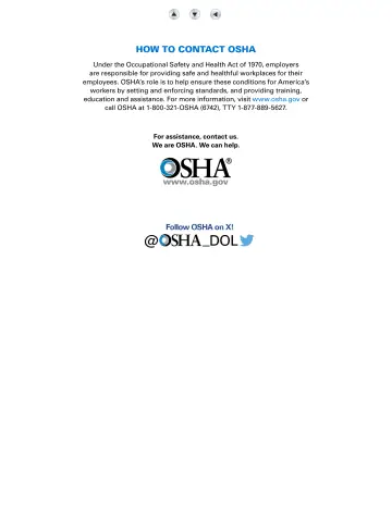 Page 60: HOW TO CONTACT OSHA