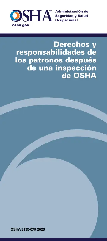 Page 1: Derechos y responsabilidades de los patronos después de una inspección de OSHA