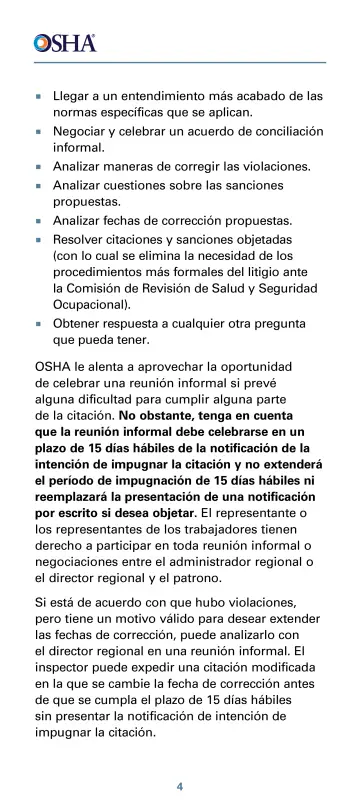 Page 8: Llegar a un entendimiento más acabado de las normas específicas que se aplican.