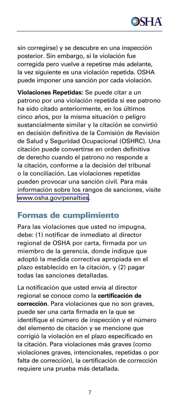 Page 11: sin corregirse) y se descubre en una inspección posterior. …
