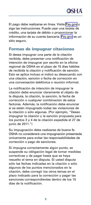 Page 13: Formas de impugnar citaciones