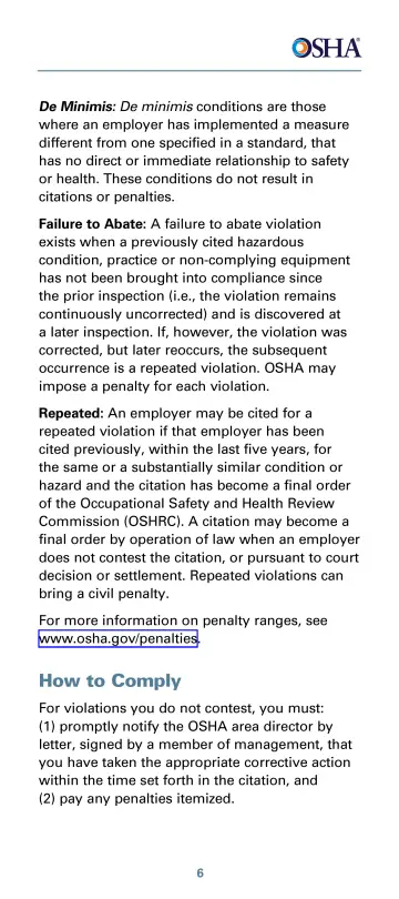 Page 11: De Minimis: De minimis conditions are those where an employer has implemented a measure…