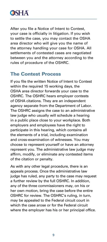 Page 14: The Contest Process