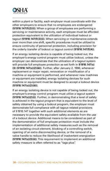 Page 30: within a plant or facility, each employer must coordinate with the other employers to…