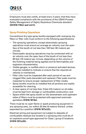 Page 40: Employers must also certify, at least every 3 years, that they have evaluated compliance…