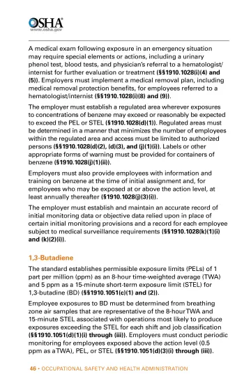 Page 46: A medical exam following exposure in an emergency situation may require special elements…