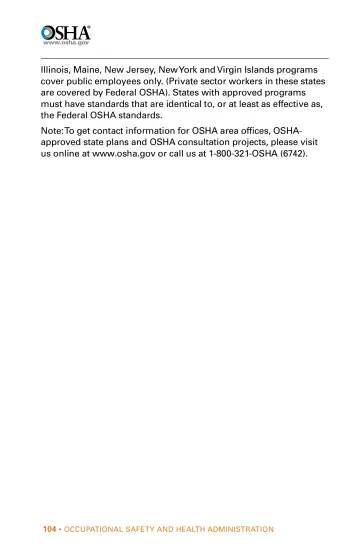 Page 104: Illinois, Maine, New Jersey, New York and Virgin Islands programs cover public employees…