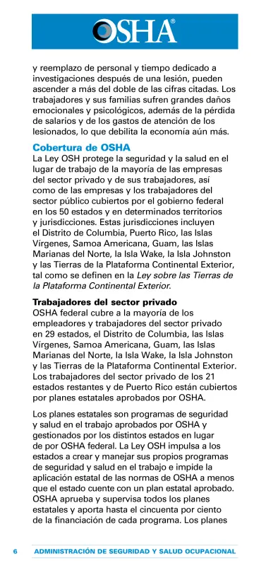 Page 10: y reemplazo de personal y tiempo dedicado a investigaciones después de una lesión, pueden…