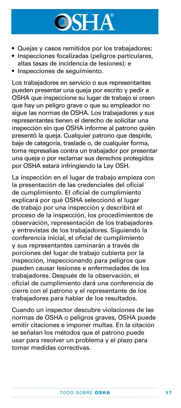 Page 21: Quejas y casos remitidos por los trabajadores;
