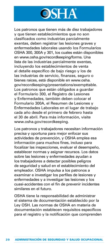 Page 24: Los patronos que tienen más de diez trabajadores y que tienen establecimientos que no son…