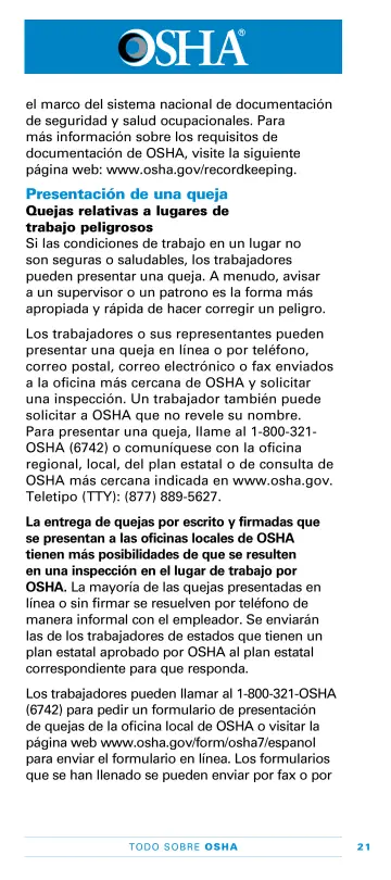 Page 25: el marco del sistema nacional de documentación de seguridad y salud ocupacionales. …