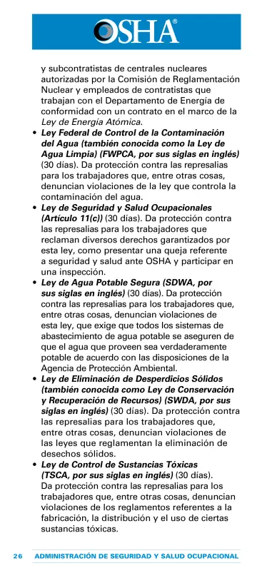 Page 30: y subcontratistas de centrales nucleares autorizadas por la Comisión de Reglamentación…