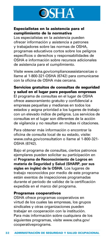 Page 36: Especialistas en la asistencia para el cumplimiento de la normativa