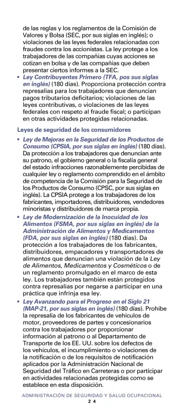 Page 26: de las reglas y los reglamentos de la Comisión de Valores y Bolsa (SEC, por sus siglas en…