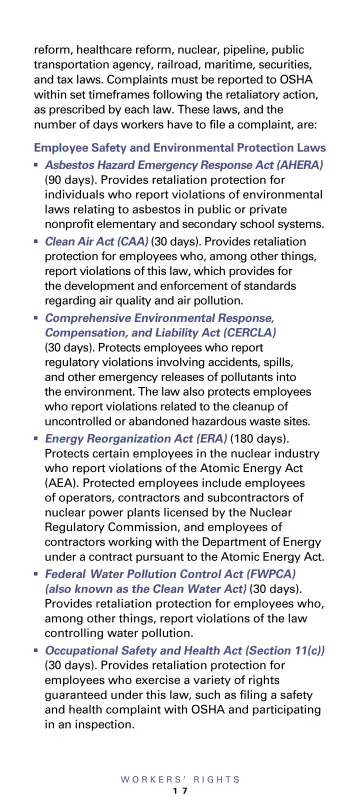 Page 19: reform, healthcare reform, nuclear, pipeline, public transportation agency, railroad…