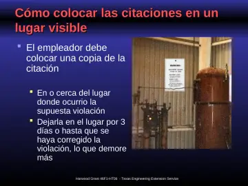 Slide 27: Cómo colocar las citaciones en un lugar visible