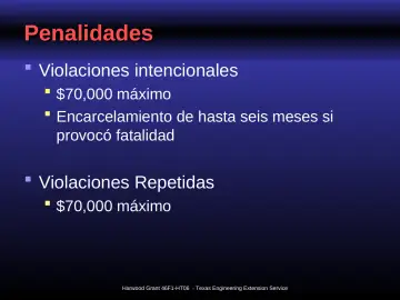 Slide 33: Penalidades