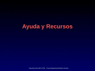 Slide 37: Ayuda y Recursos