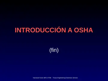Slide 43: INTRODUCCIÓN A OSHA