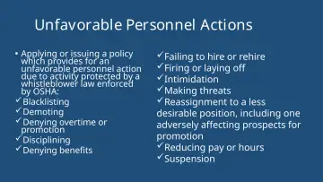 Slide 4: Unfavorable Personnel Actions