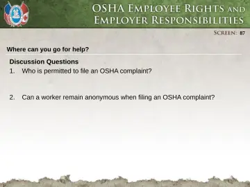 Slide 87: Where can you go for help?