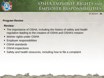 Slide 90: Program Review