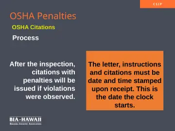 Slide 18: OSHA Penalties