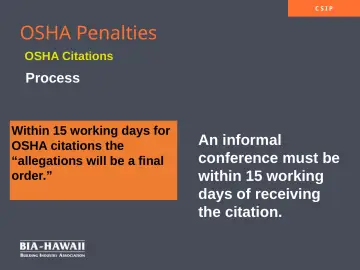 Slide 19: OSHA Penalties