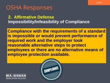 Slide 39: OSHA Responses