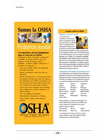 Page 19: Somos la OSHA
