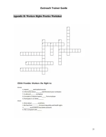 Page 25: Appendix B: Workers Rights Practice Worksheet