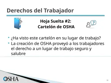 Slide 11: Derechos del Trabajador