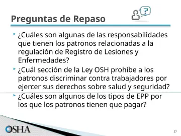 Slide 27: Preguntas de Repaso