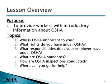 Slide 2: Lesson Overview