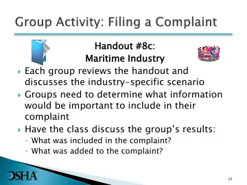 Slide 33: Handout #8c: