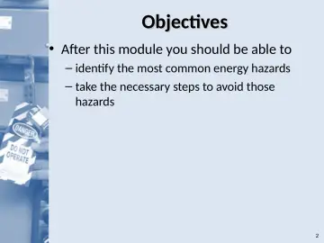 Slide 2: Objectives