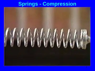 Slide 7: Springs - Compression