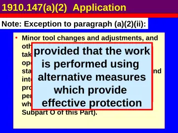 Slide 16: take provided
