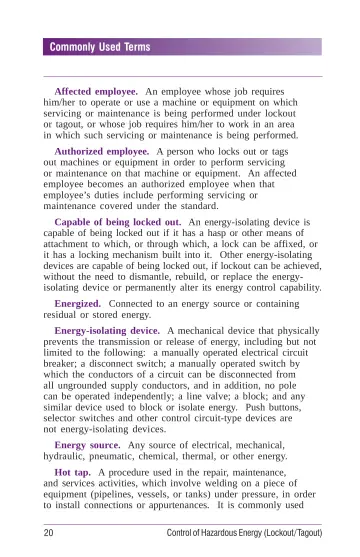 Page 26: Commonly Used Terms