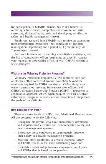 Page 31: What are the Voluntary Protection Programs?