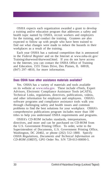 Page 36: Does OSHA have other assistance materials available?