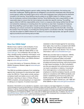 Page 4: How Can OSHA Help?